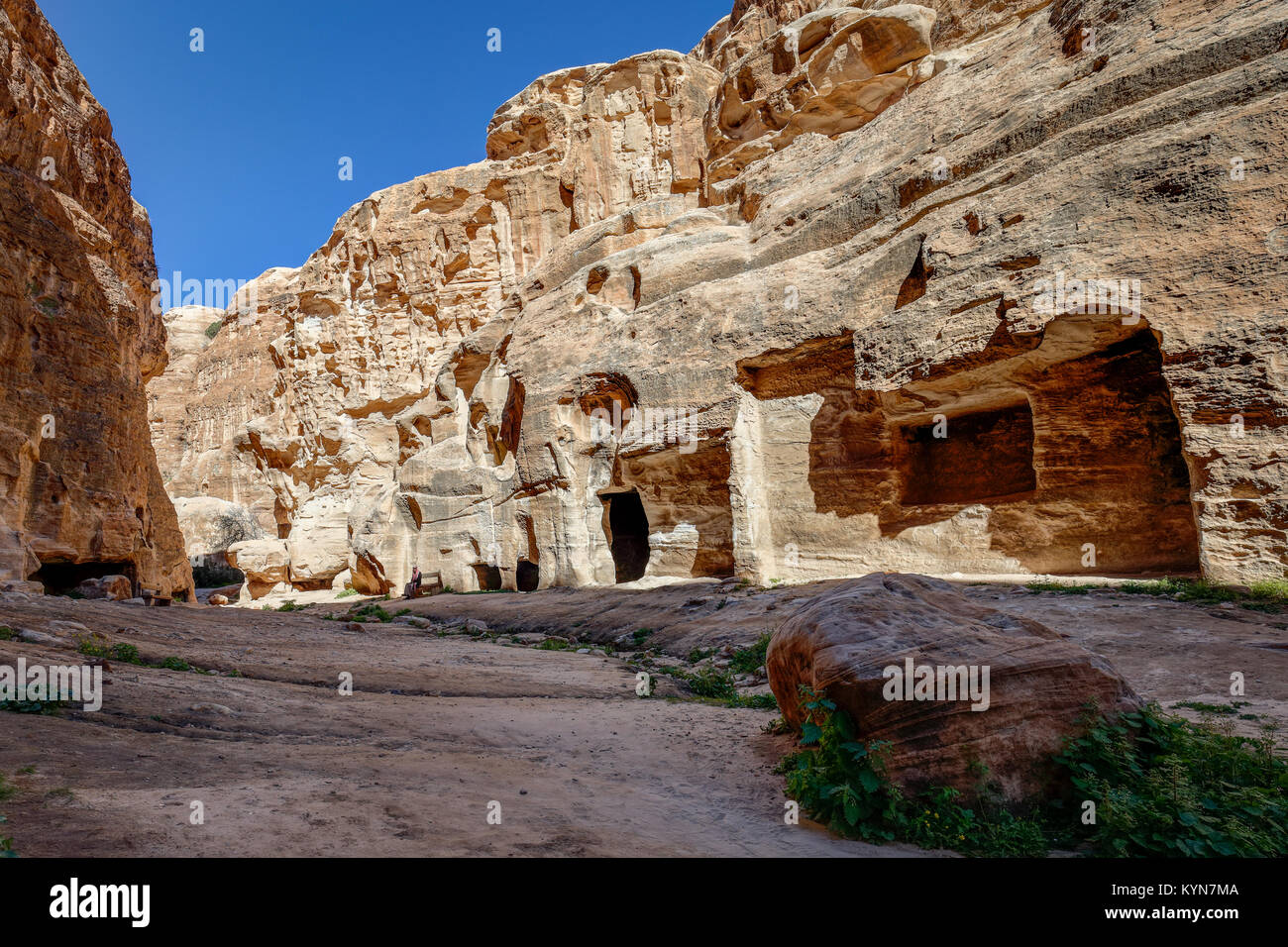 Peu de Petra, Jordanie Banque D'Images