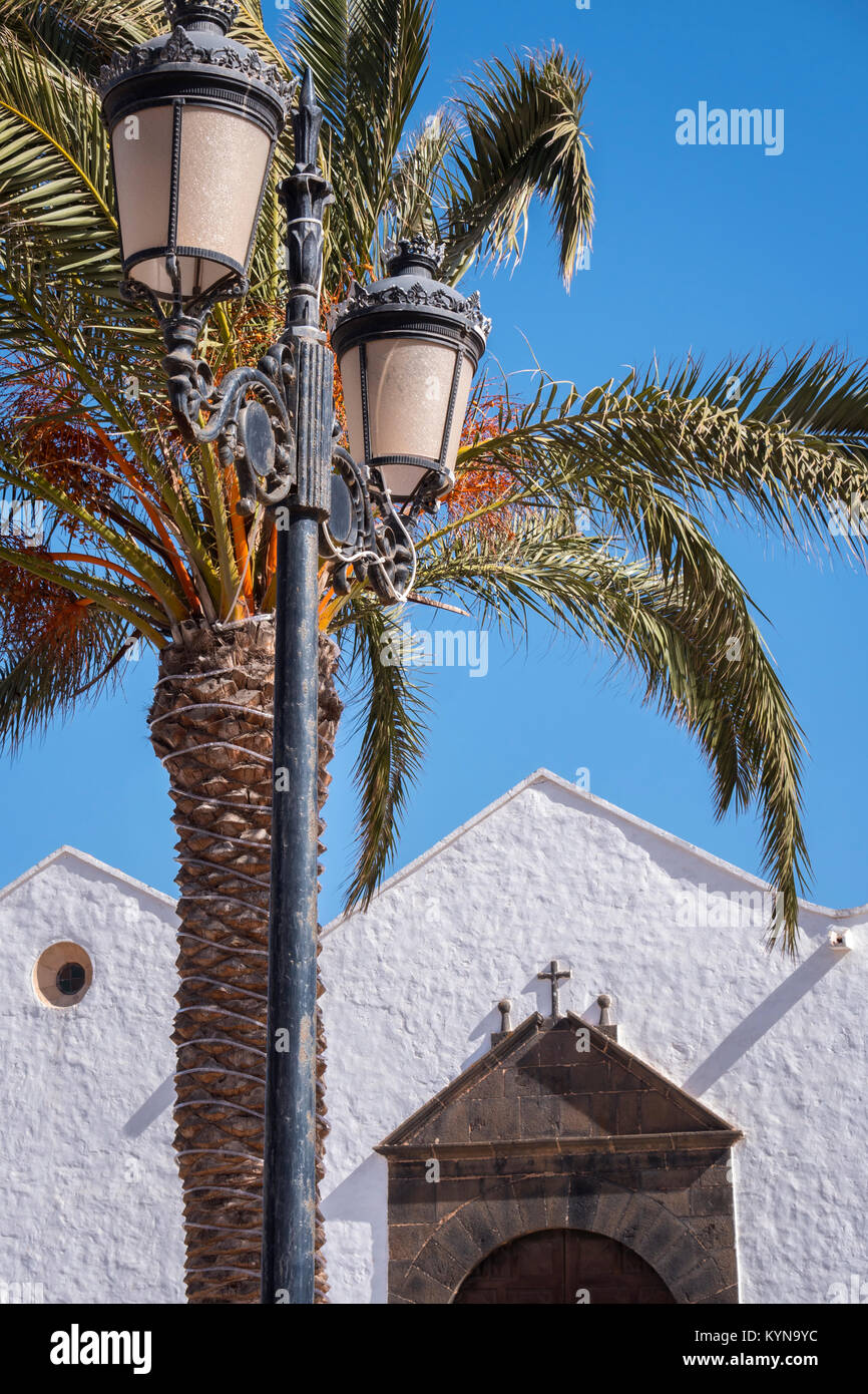 Église de Nuestra Señora de la Candelaria La Oliva Fuerteventura Canaries Espagne Banque D'Images