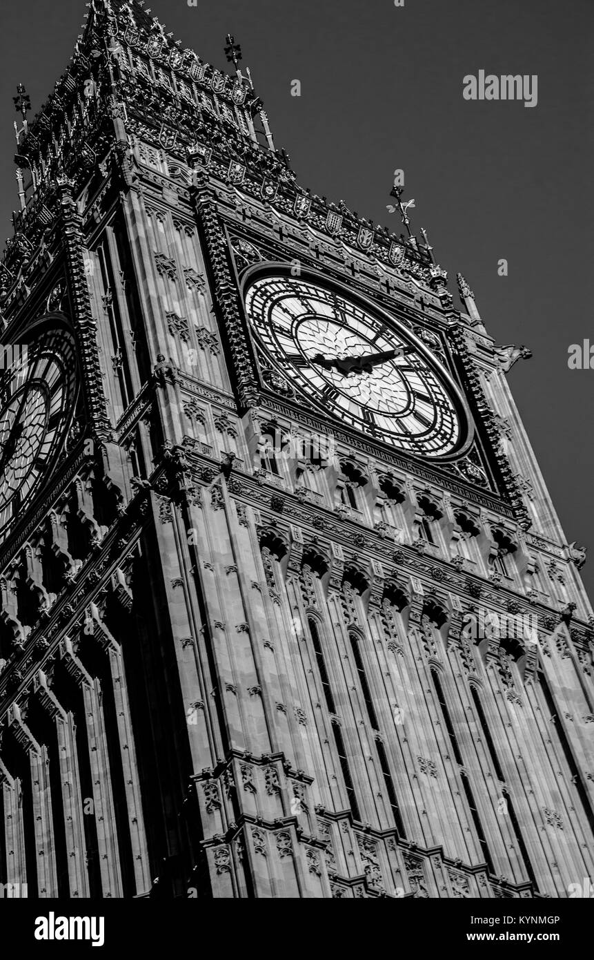 Londres, Big Ben Banque D'Images