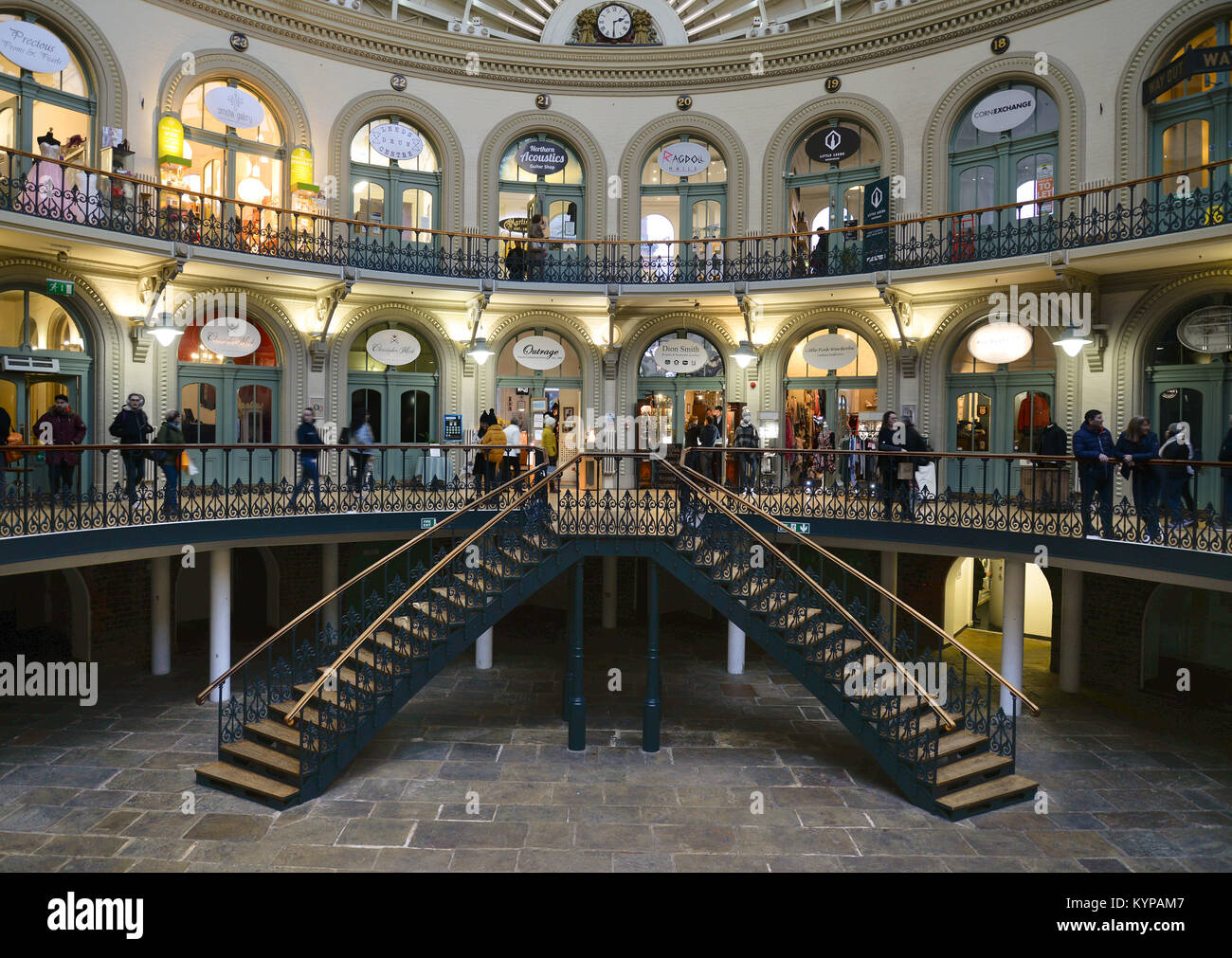 The Corn Exchange, Leeds, West Yorkshire Banque D'Images