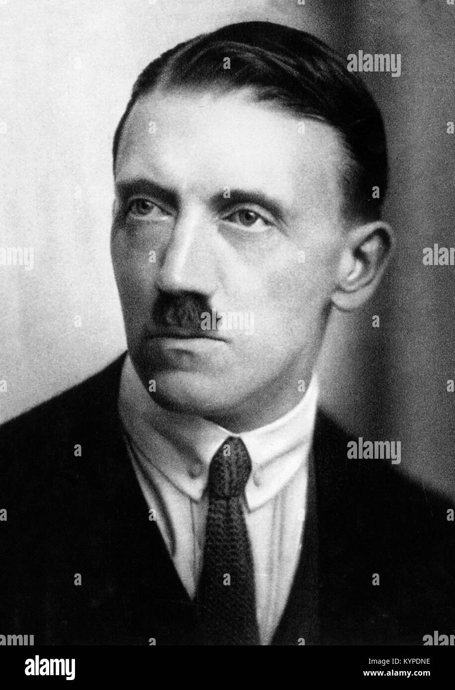 Adolf Hitler (1889 - 1945) en tant que jeune homme. Photographie c.1924. Banque D'Images