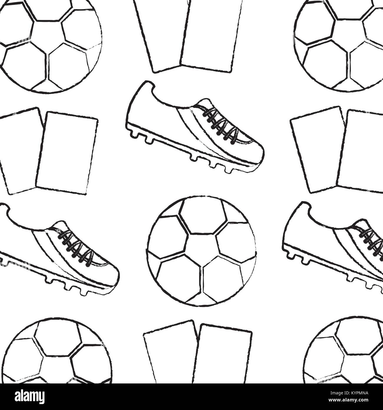 Chaussure de foot ball modèle transparent cartes Illustration de Vecteur