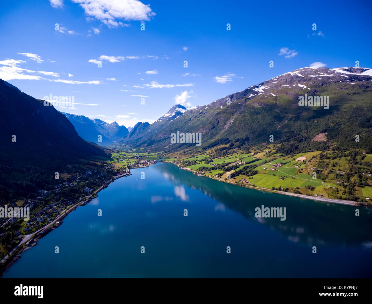 Belle Nature Norvège paysage naturel. Banque D'Images