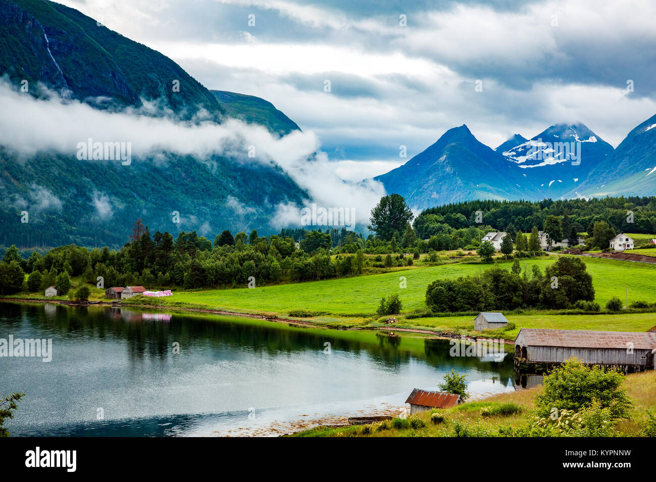 Belle Nature Norvège paysage naturel. Banque D'Images