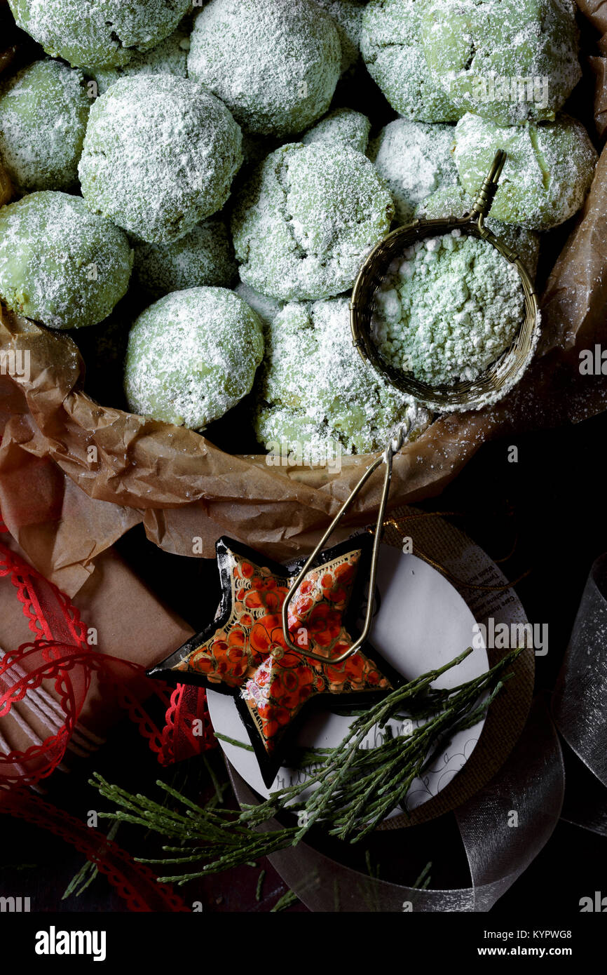 Biscuits de Noël Banque D'Images