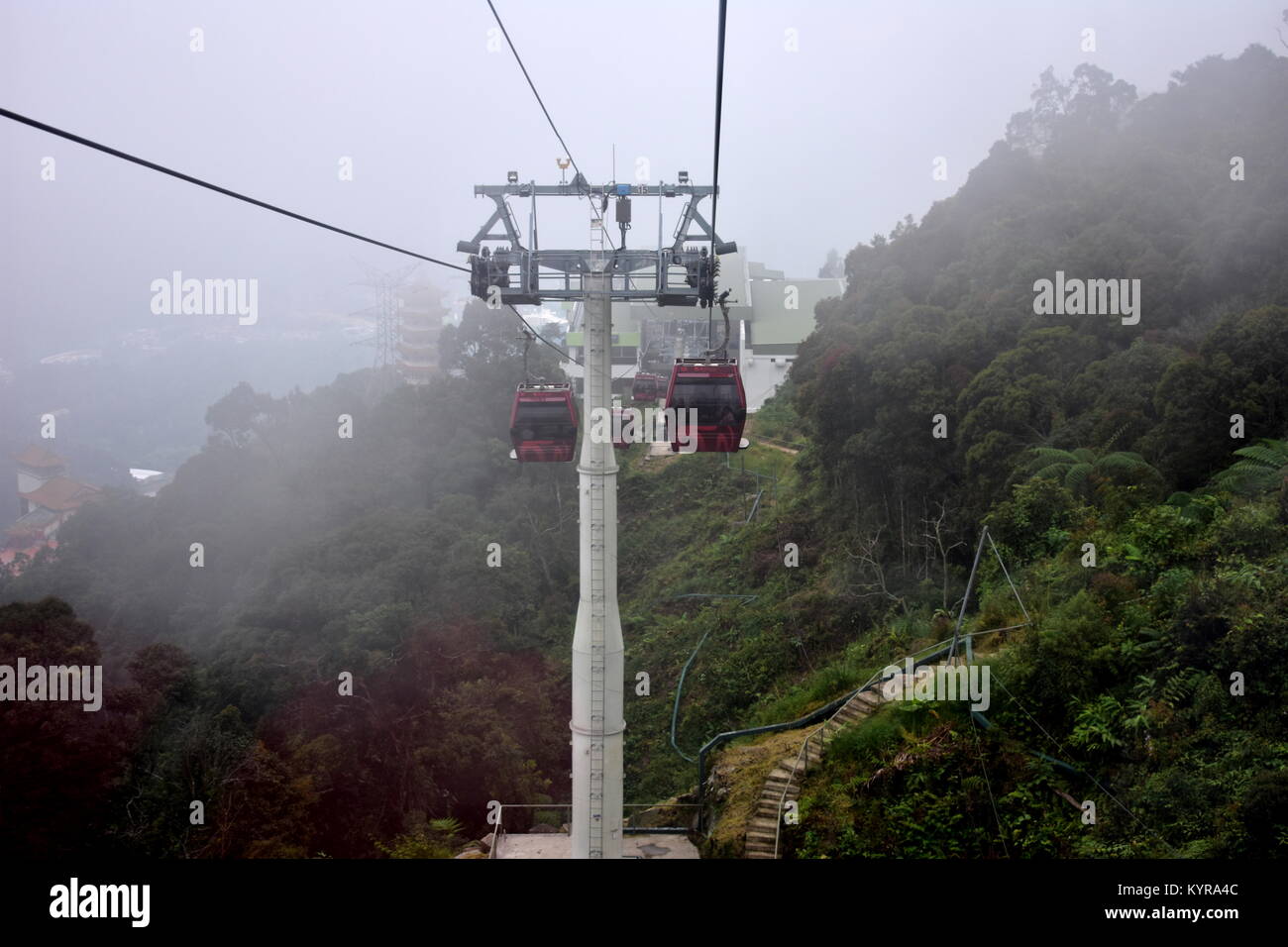 Cameron Highlands, Malaisie - 2 novembre 2017 : en Malaisie Genting Skyway Banque D'Images