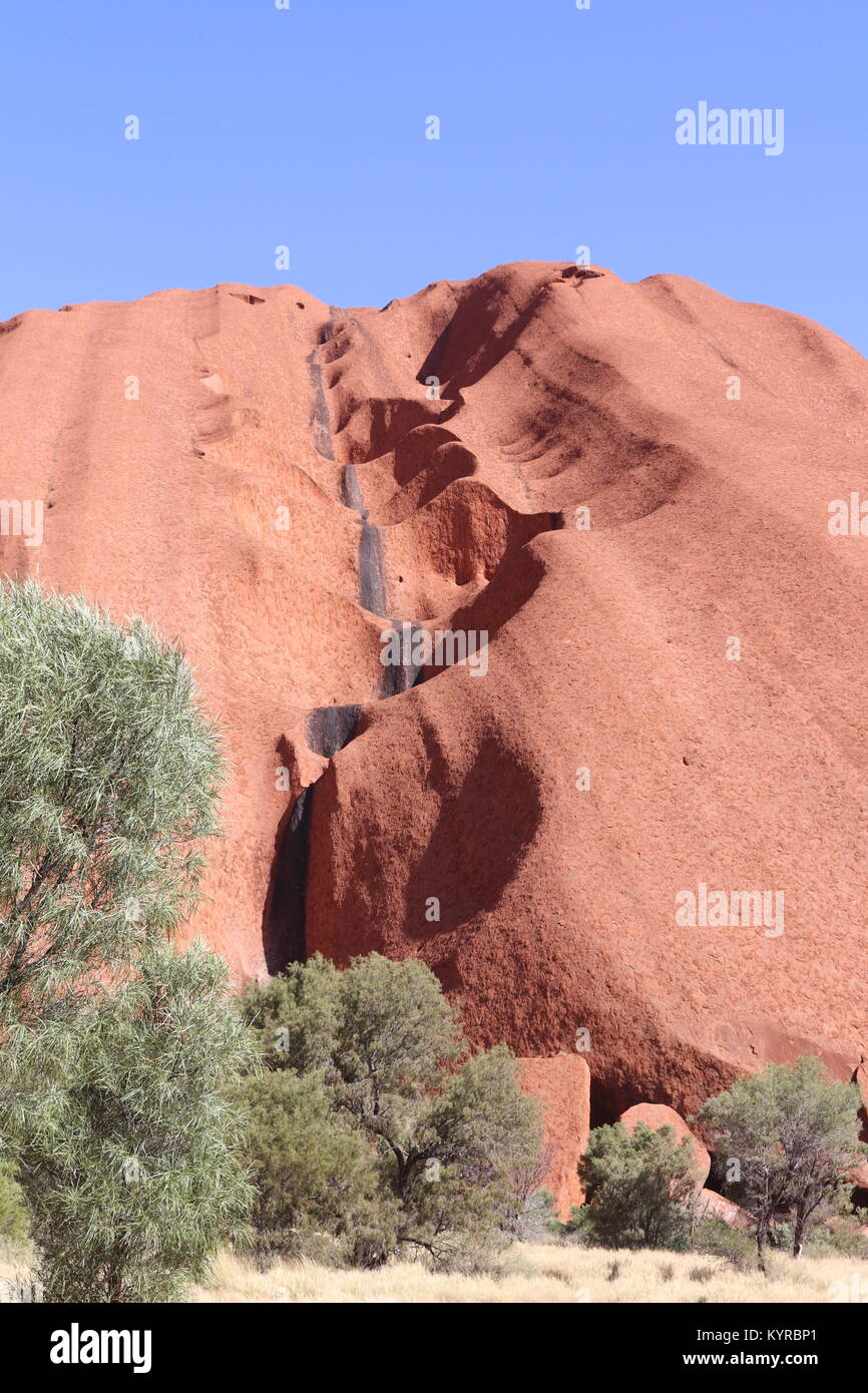 L'Uluru/Ayers Rock -- australie Banque D'Images