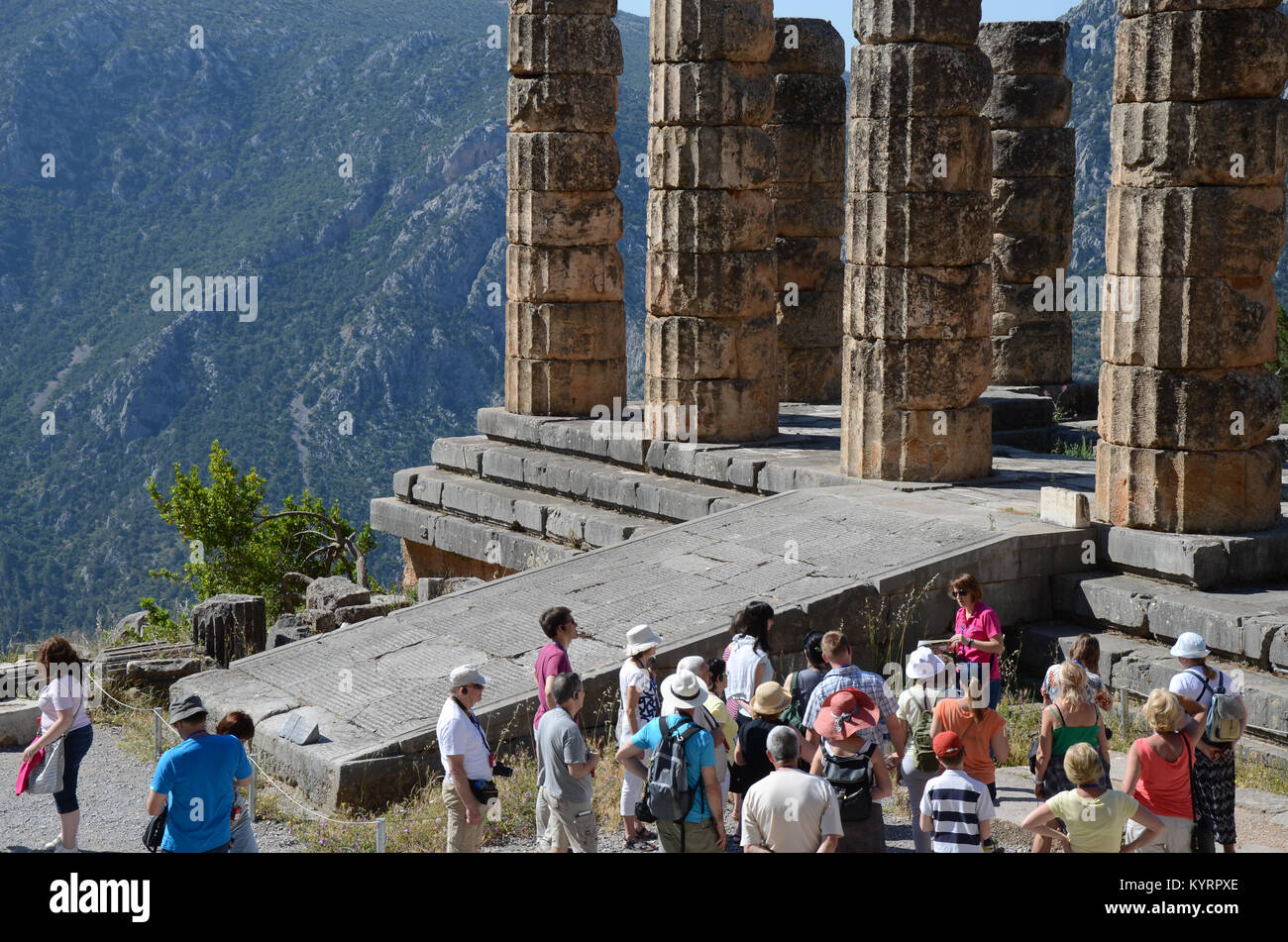 Un jour à Delphi Banque D'Images