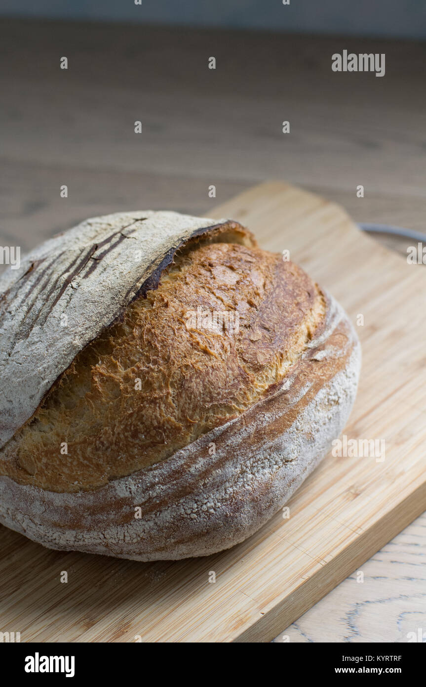 Artisanat du pain complet fait maison Banque D'Images