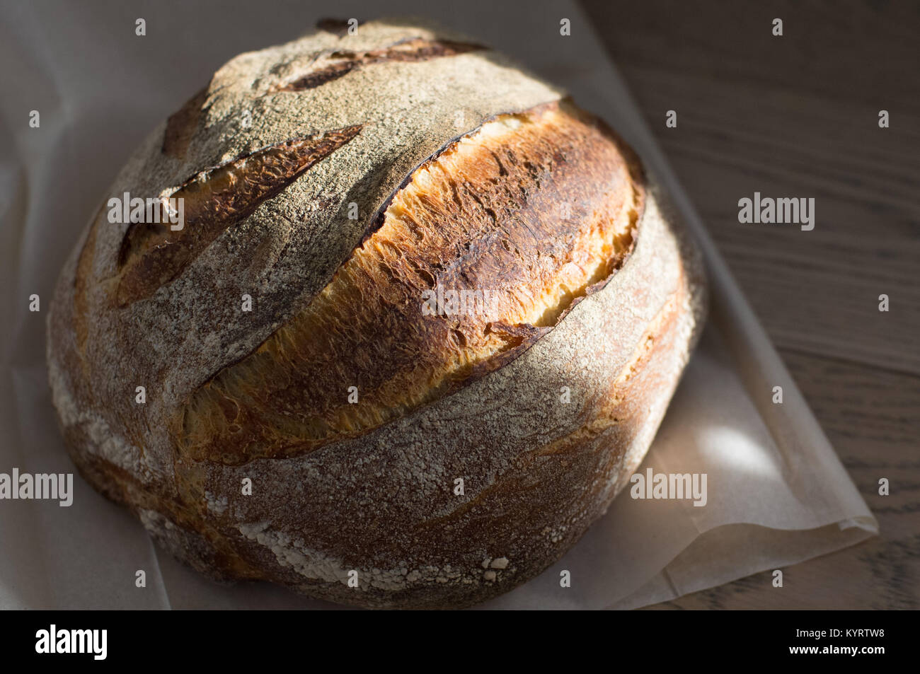 Artisanat du pain complet fait maison Banque D'Images