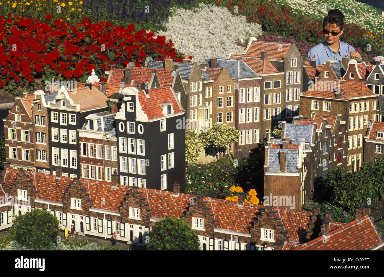 Les Pays-Bas. Den Haag. Les Pays-Bas en miniature appelé Madurodam. Banque D'Images