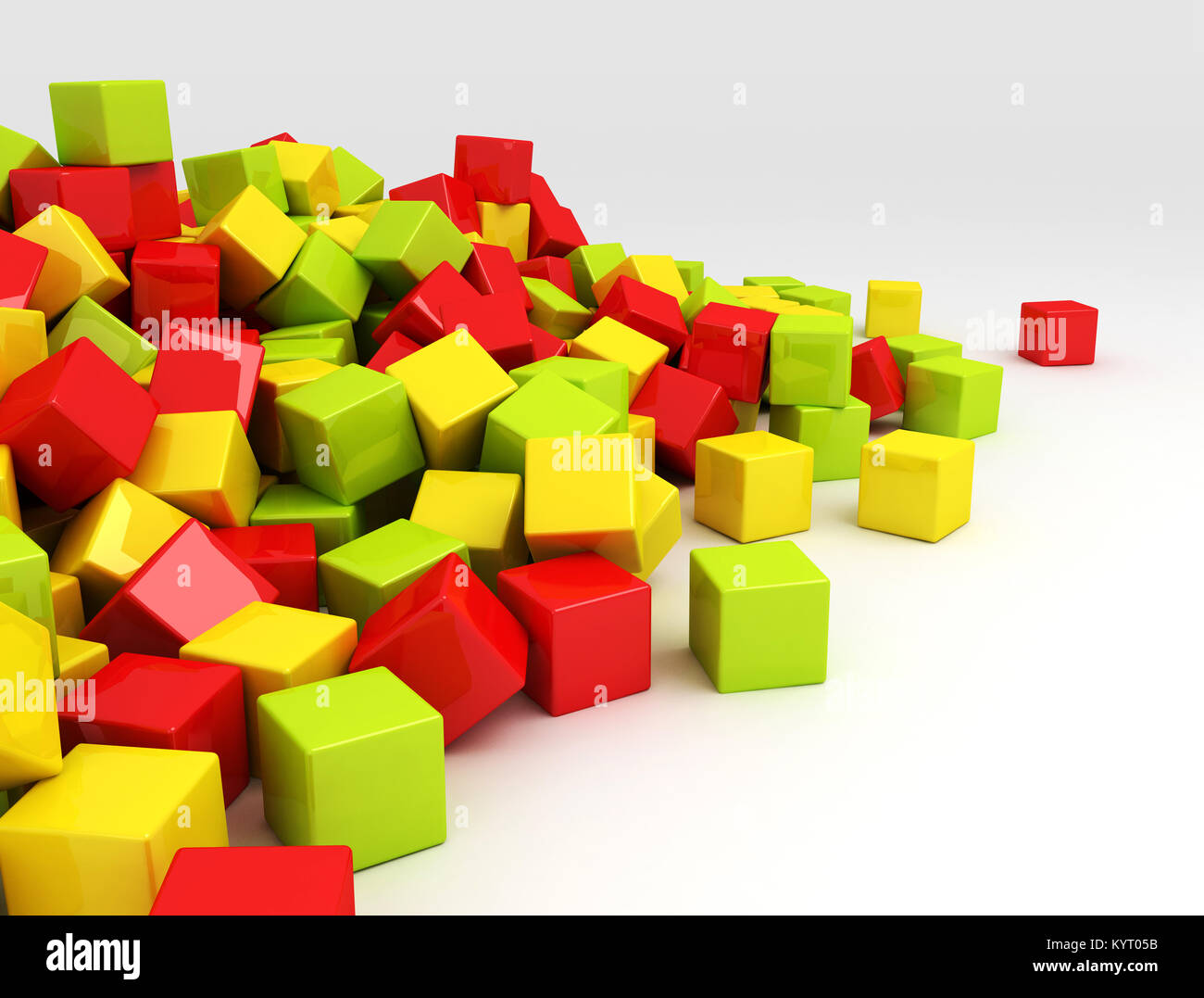 Blocs de construction multi couleur Banque D'Images