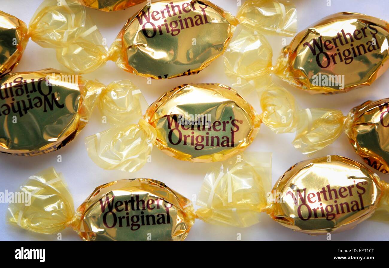 Werthers original butter candies Banque de photographies et d’images à
