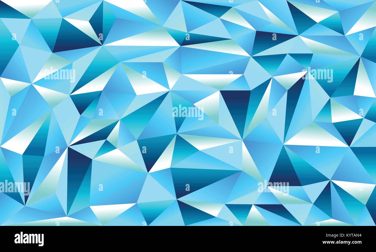 La glace en cristal Art Poly bas fond graphique vectoriel Illustration de Vecteur