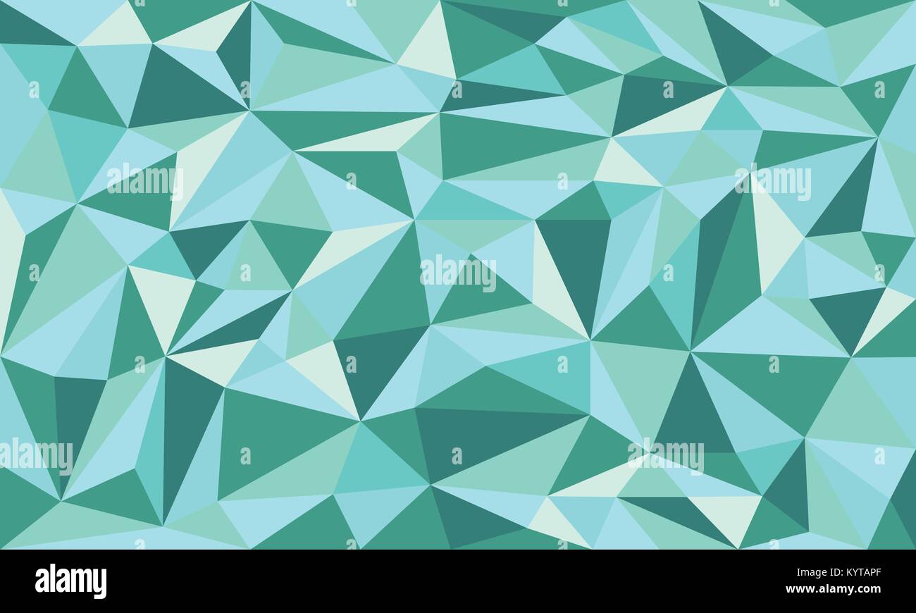 Tosca Emerald Low Poly fond Vector Art Illustration de Vecteur