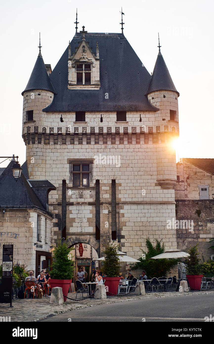 La chartreuse de porte dans la ville médiévale de Loches, dans la vallée de  la Loire Région Pays de la Loire Photo Stock - Alamy