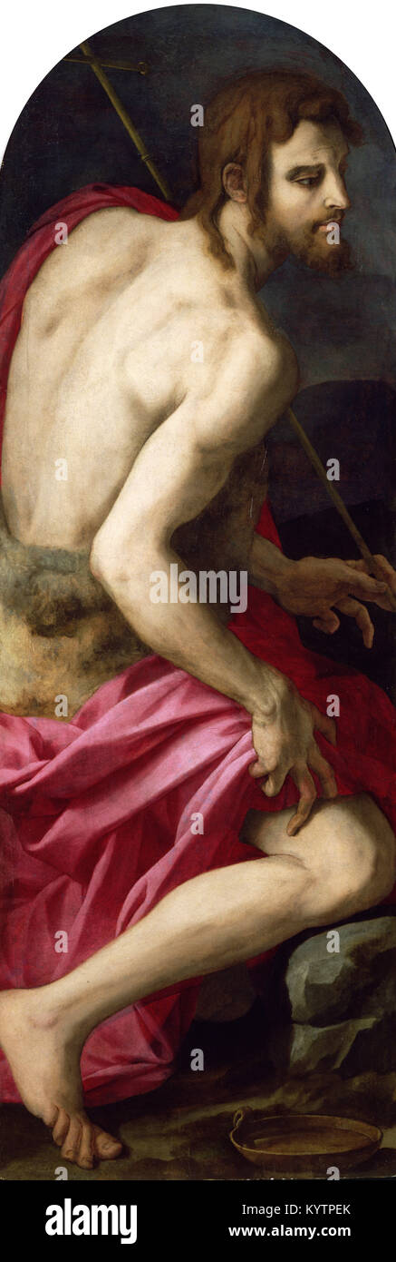 Agnolo Bronzino - Saint Jean Baptiste Banque D'Images