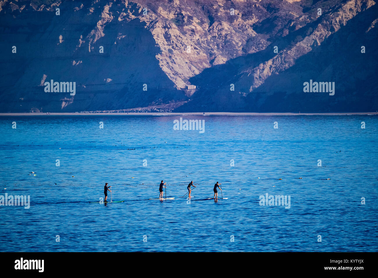 Paddle la Jolla Cove San diego ca us Banque D'Images