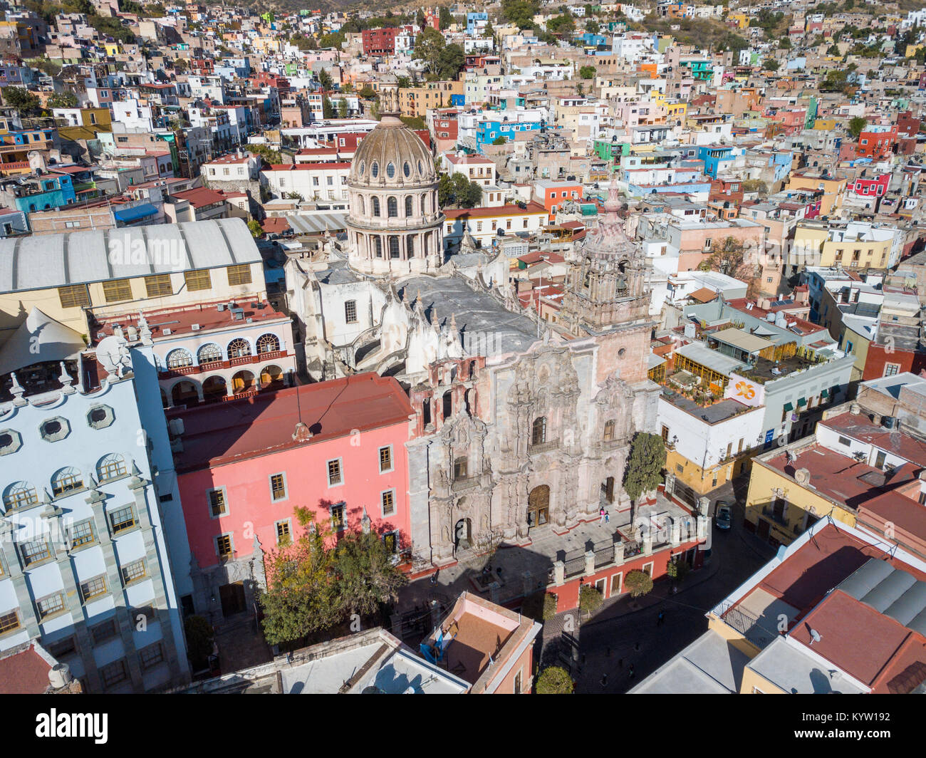 Temple de la Compañía de Jesús Oratorio de San Felipe Neri, Guanajuato, Mexique Banque D'Images