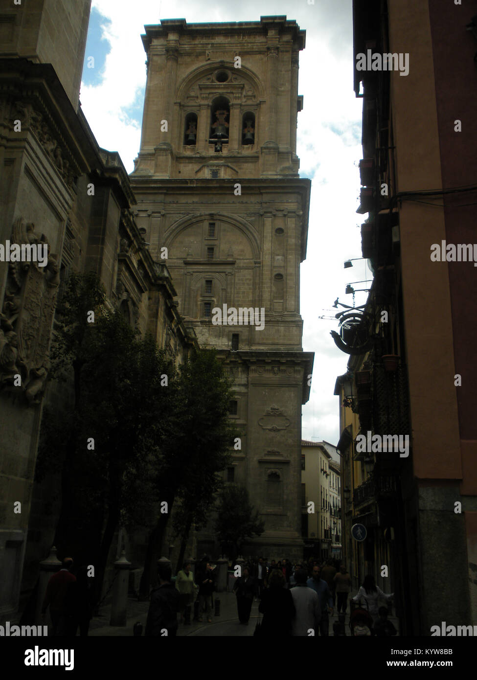 Les rues de Grenade, Andalousie, Espagne Banque D'Images