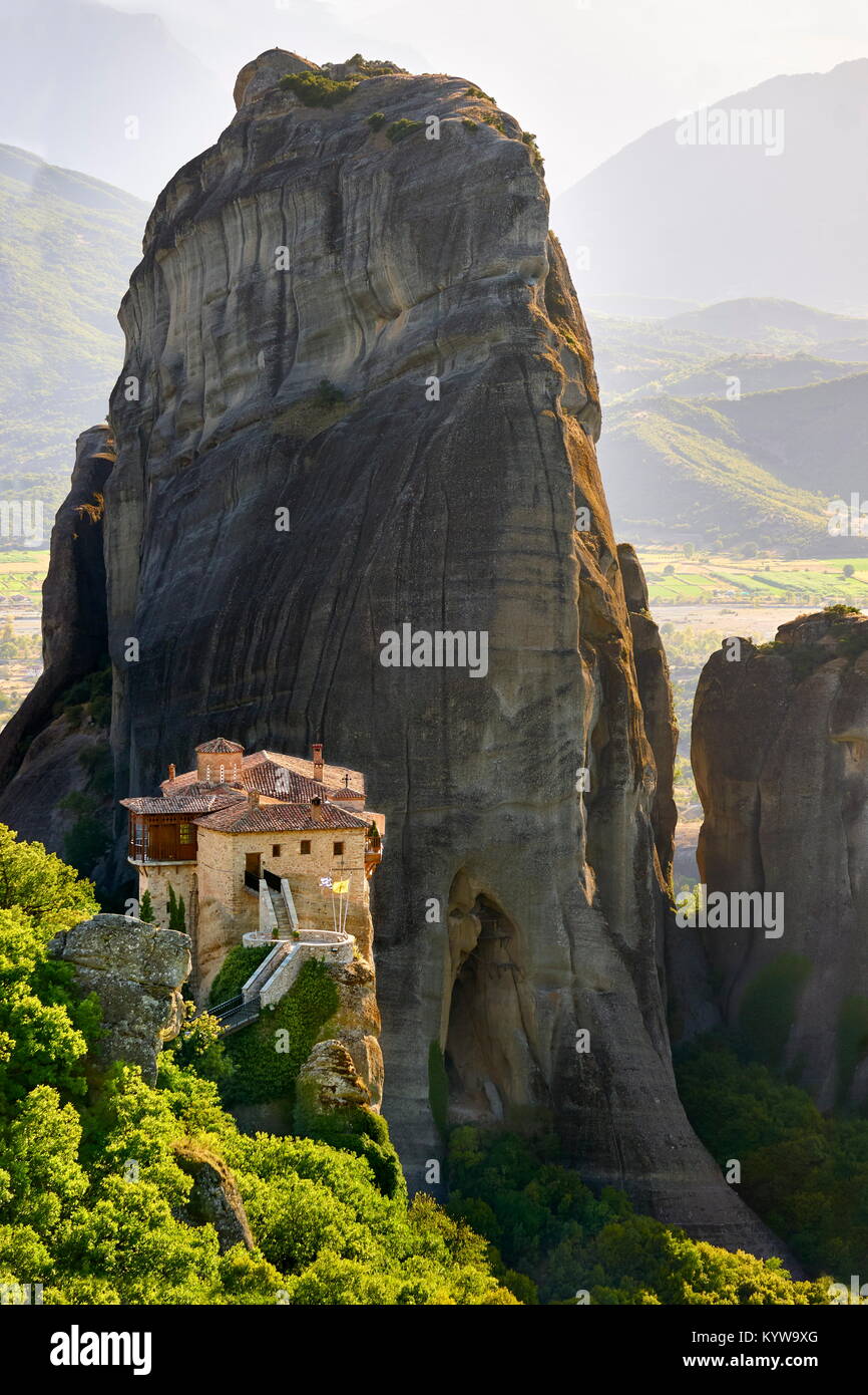 Monastère des météores, Grèce Banque D'Images