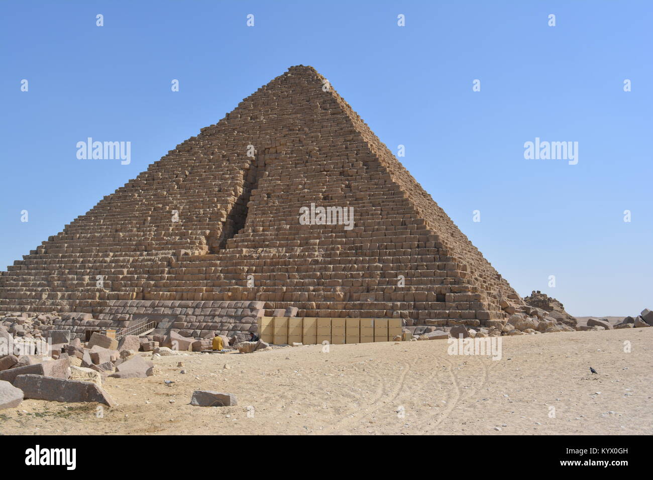 Pyramide de Khéops Banque D'Images