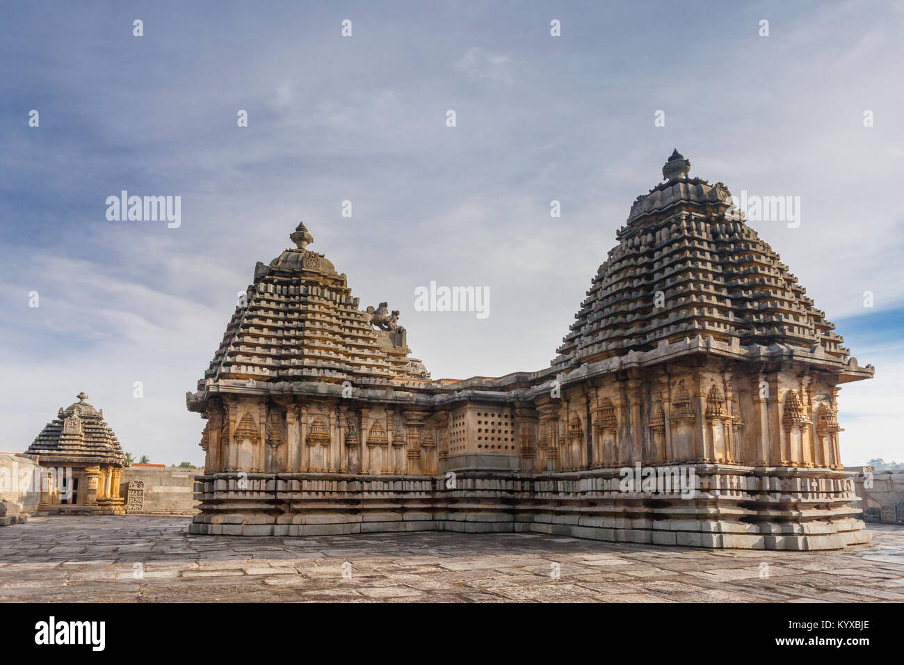 L'Inde, Karnataka, , Doddagaddavalli, Temple Lakshmi Banque D'Images