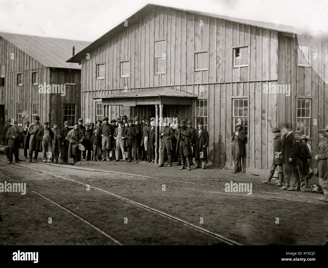Aquia Creek Landing, en Virginie dans le personnel de bureau du quartier-maître avant Banque D'Images