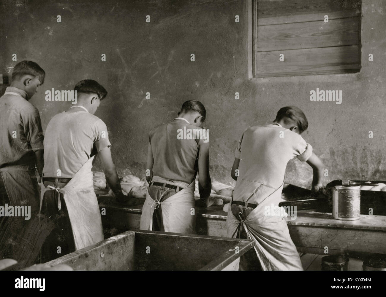 Faire du pain. Pauls Valley Training School Banque D'Images