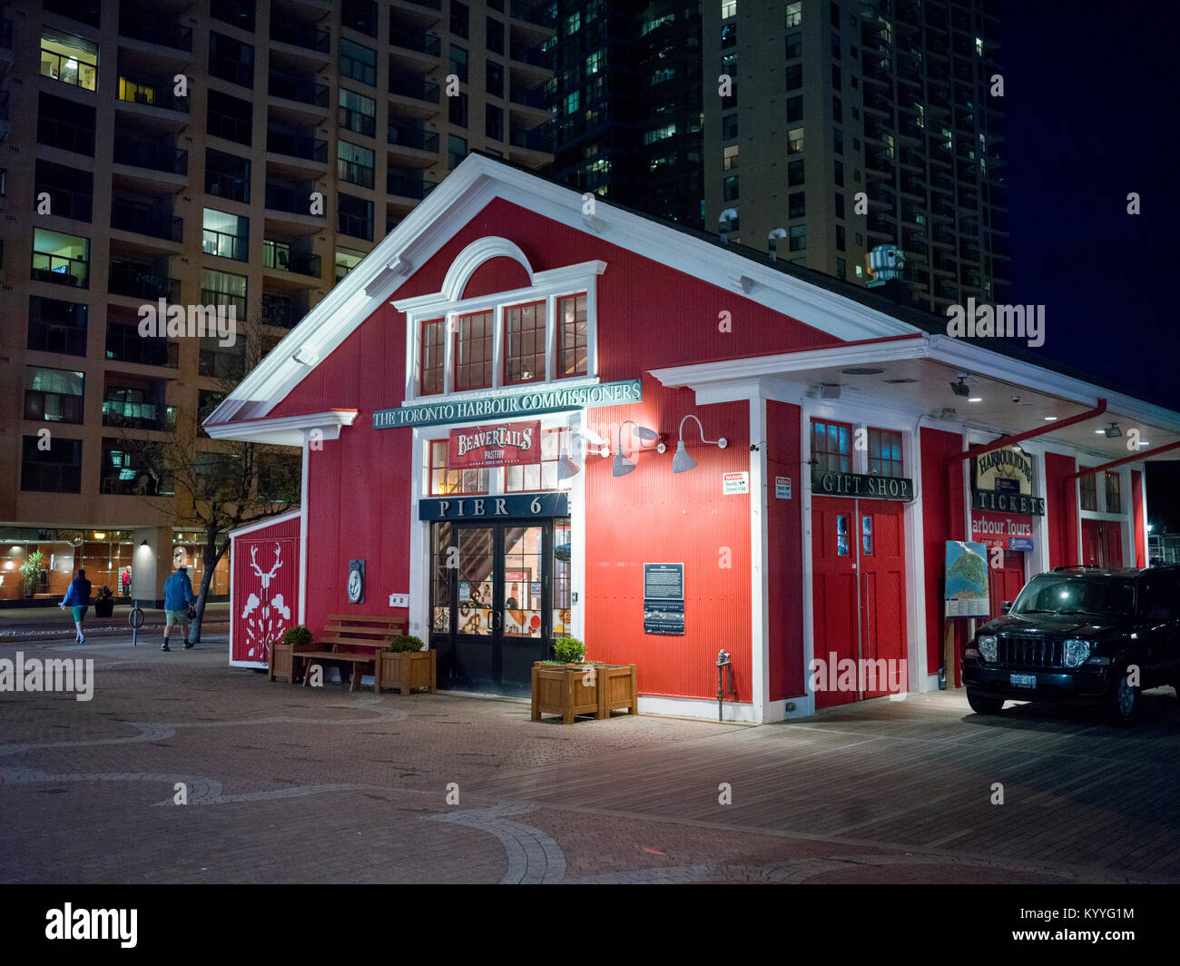 Restaurant du port, BeaverTails, 145 Queens Quay, Pier 6, Toronto, Ontario, Canada Banque D'Images