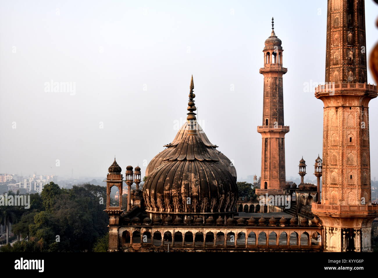Mosquée Asifi à Lucknow, Inde Imambara Banque D'Images