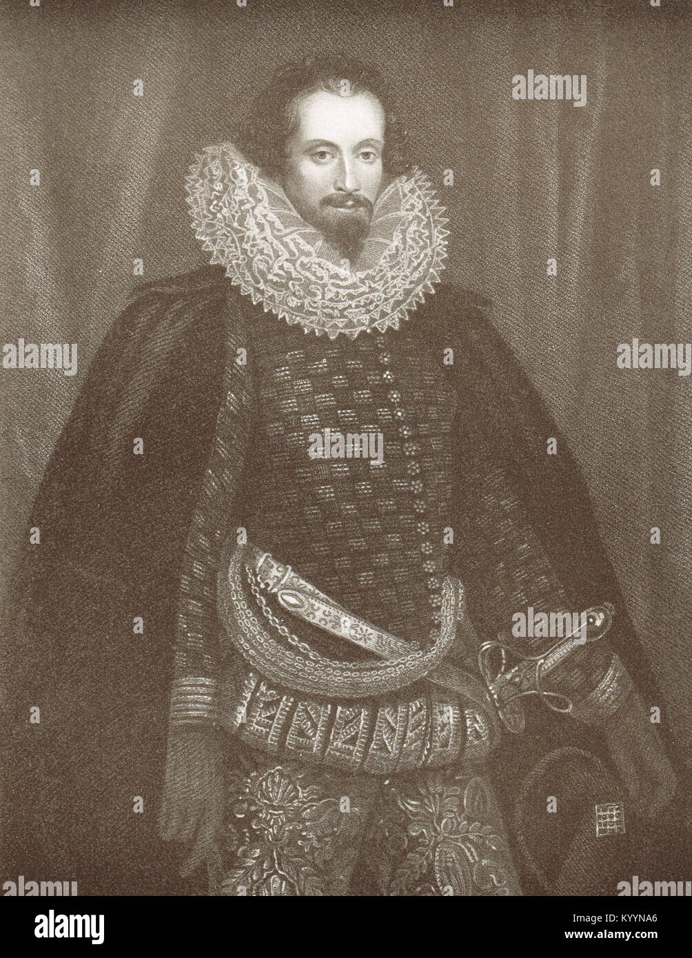 Robert Devereux, 2e comte d'Essex Banque D'Images