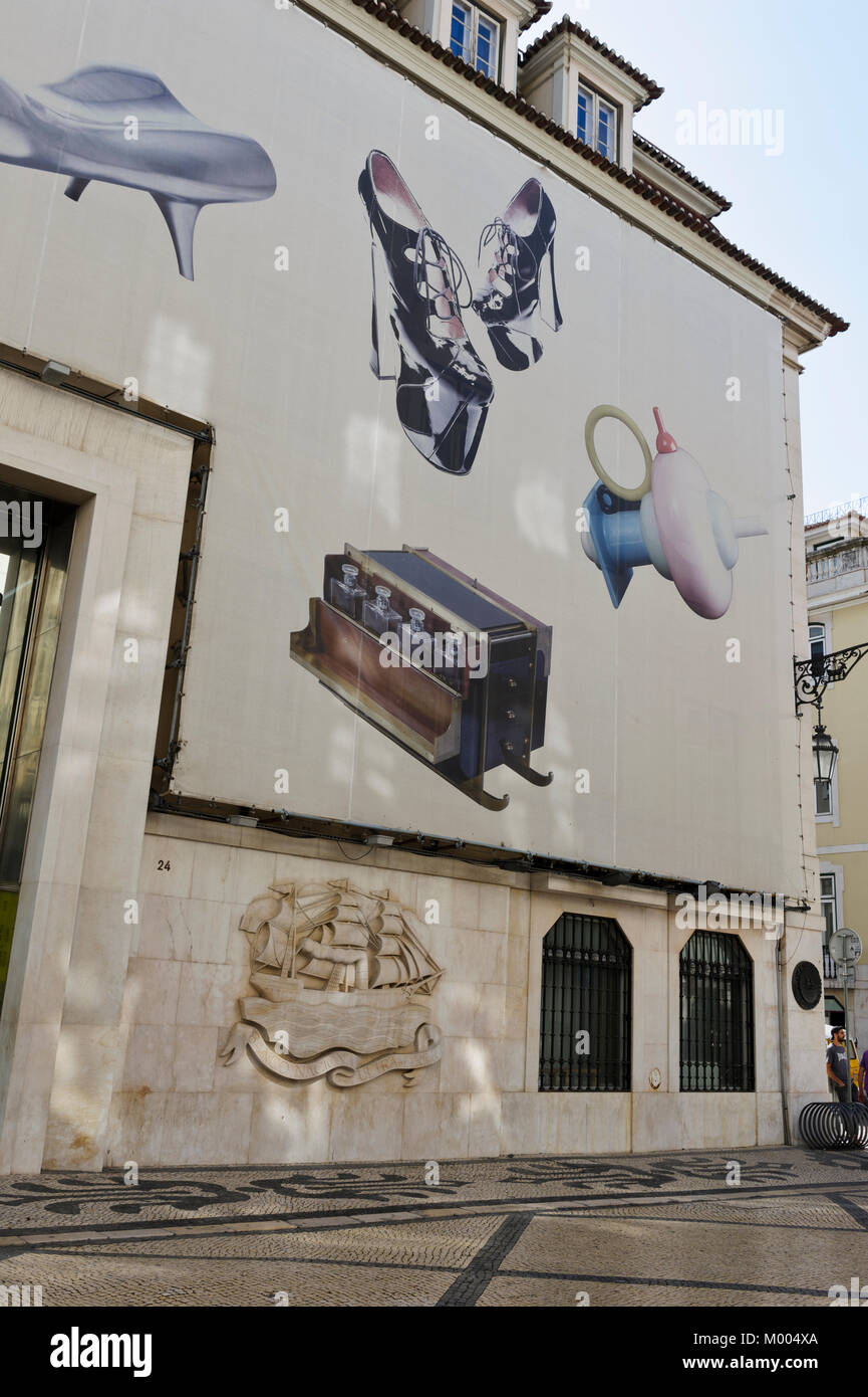 Extérieur de Moda Museum, Lisbonne, Portugal Banque D'Images