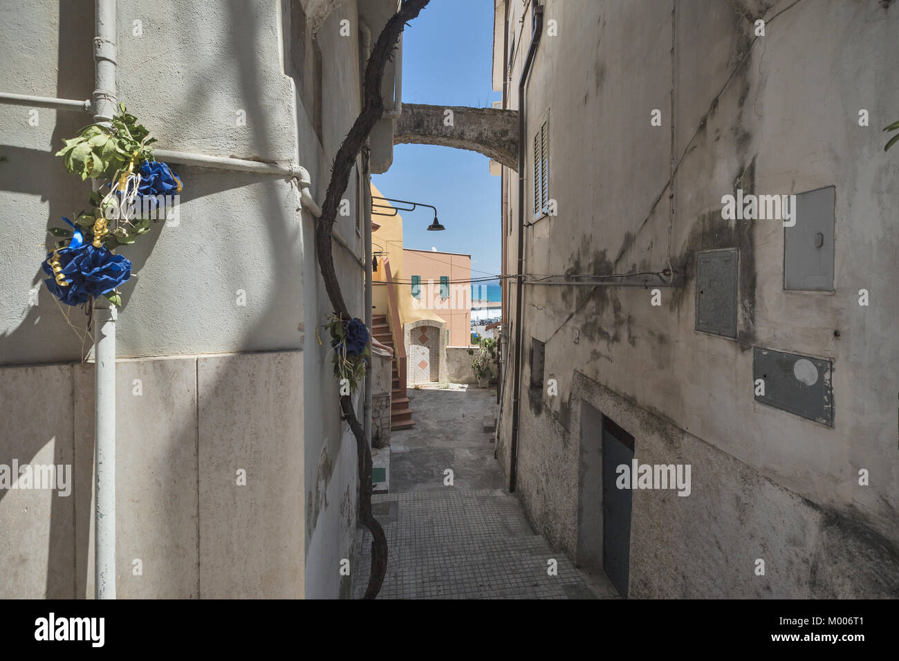 Ruelle de Gaeta en Italie Banque D'Images