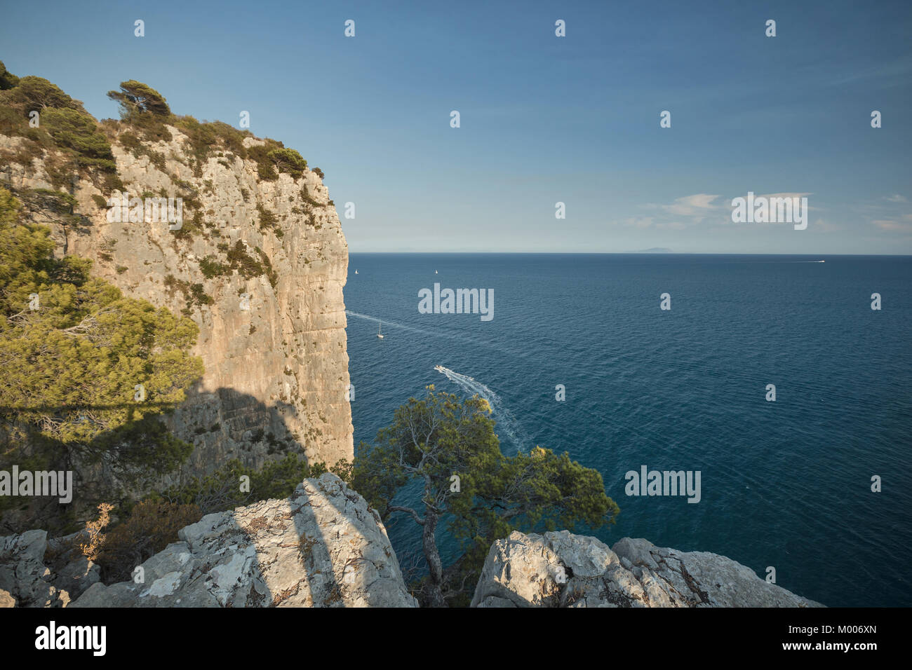 La montagne Split de Gaeta Banque D'Images
