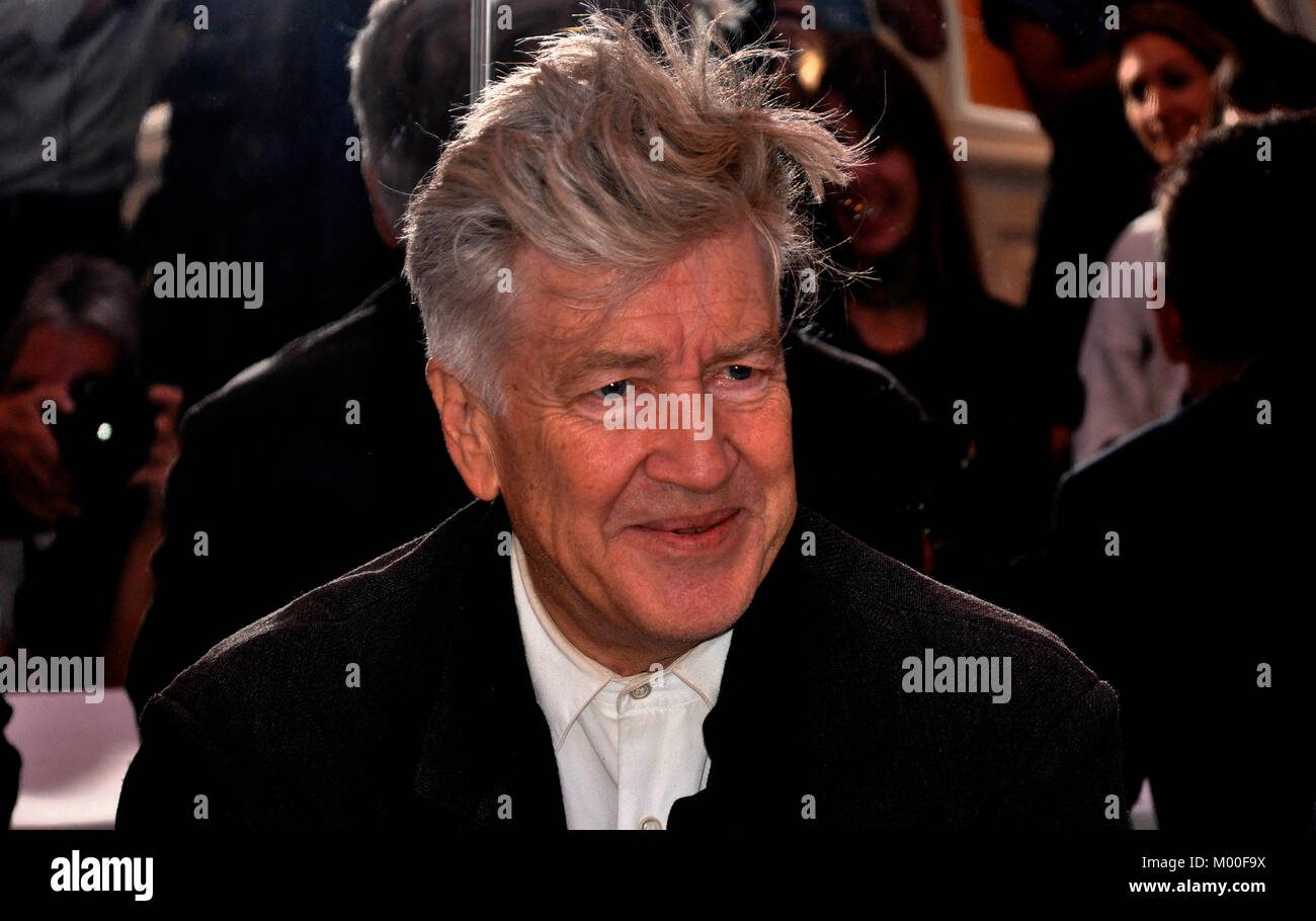 Le réalisateur, cinéaste et artiste visuel David Lynch en photo au Danemark en 2010. Banque D'Images