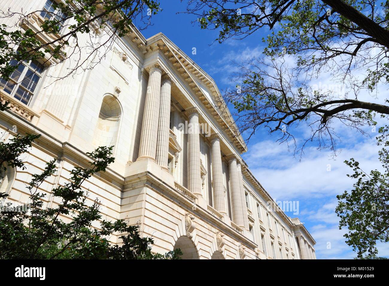 Washington DC, capitale des Etats-Unis. - Russell Sénat Immeuble de bureaux. Banque D'Images
