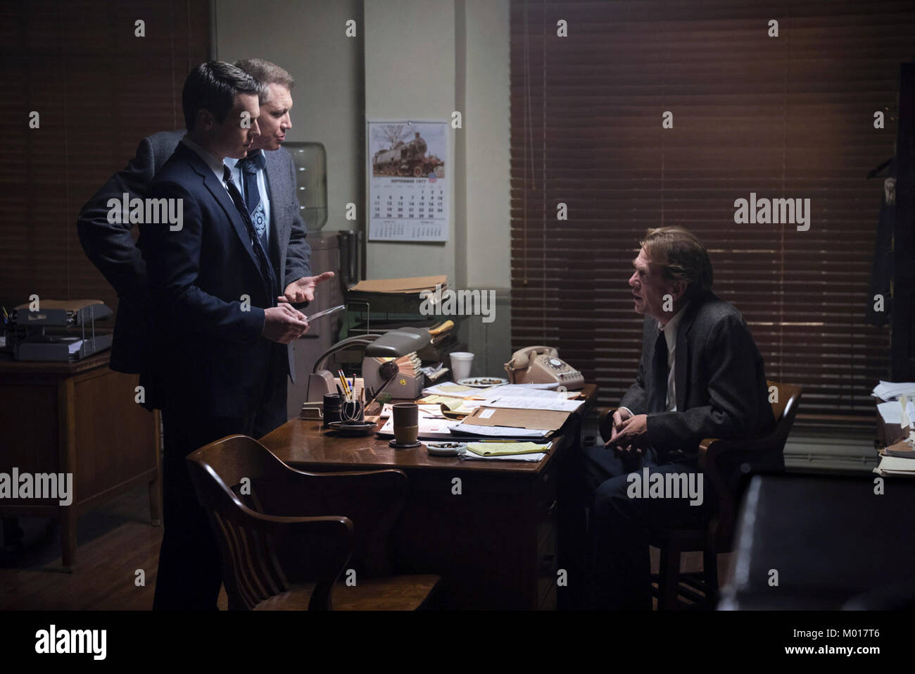 Mindhunter est une série télévisée américaine créée par Joe Penhall, basé sur le crime véritable livre Mindhunter : à l'intérieur de l'élite du FBI Crime Unit série écrit par John E. Douglas et Mark Olshaker cette photographie n'est pour un usage éditorial uniquement et est l'auteur de la société film et/ou le photographe attribué par le film ou la société de production et ne peut être reproduite que par des publications dans le cadre de la promotion du film ci-dessus. Un crédit obligatoire pour l'entreprise de film est nécessaire. Le photographe devrait également être portés lorsqu'il est connu. Banque D'Images