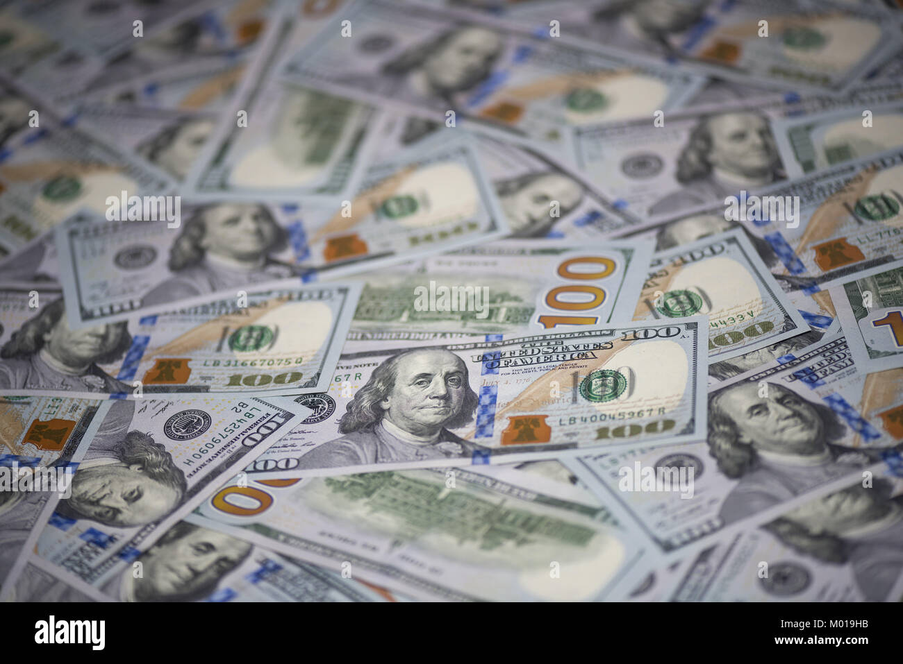 Portefeuille Billet De 100 Dollars – Design Coloré Nouveau Billet USA, Similicuir Fun