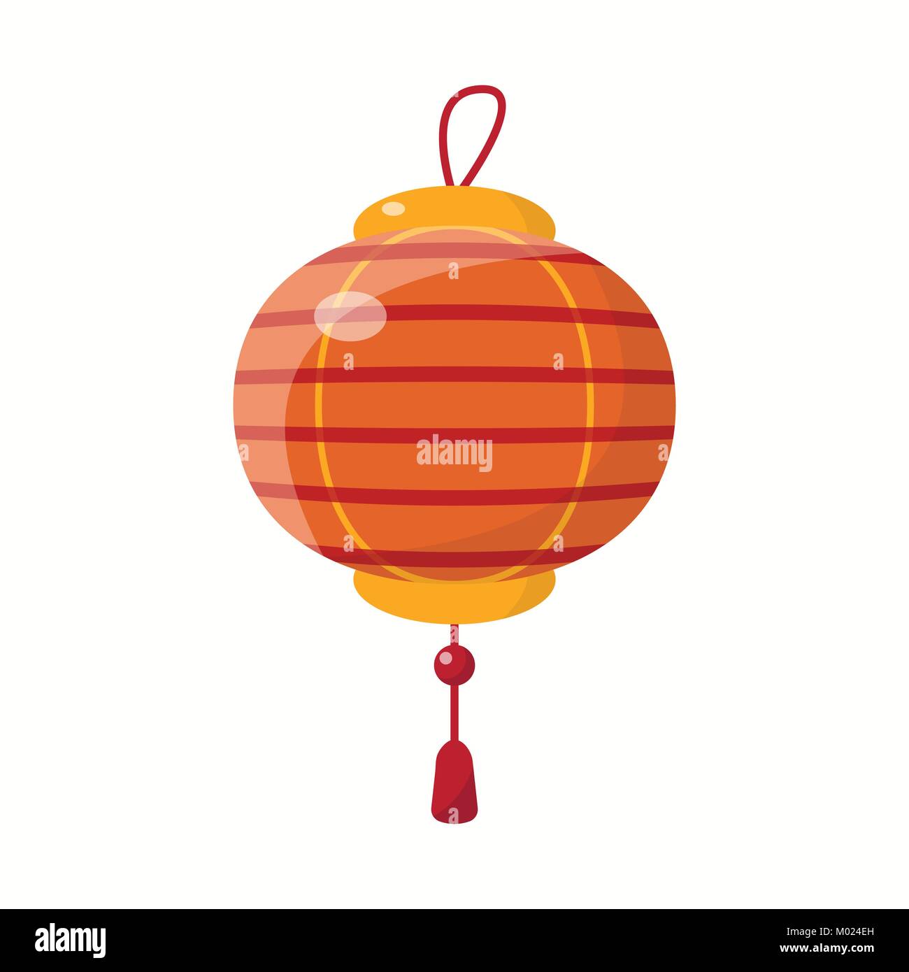 Le nouvel an chinois lanterne. Vector illustration Illustration de Vecteur