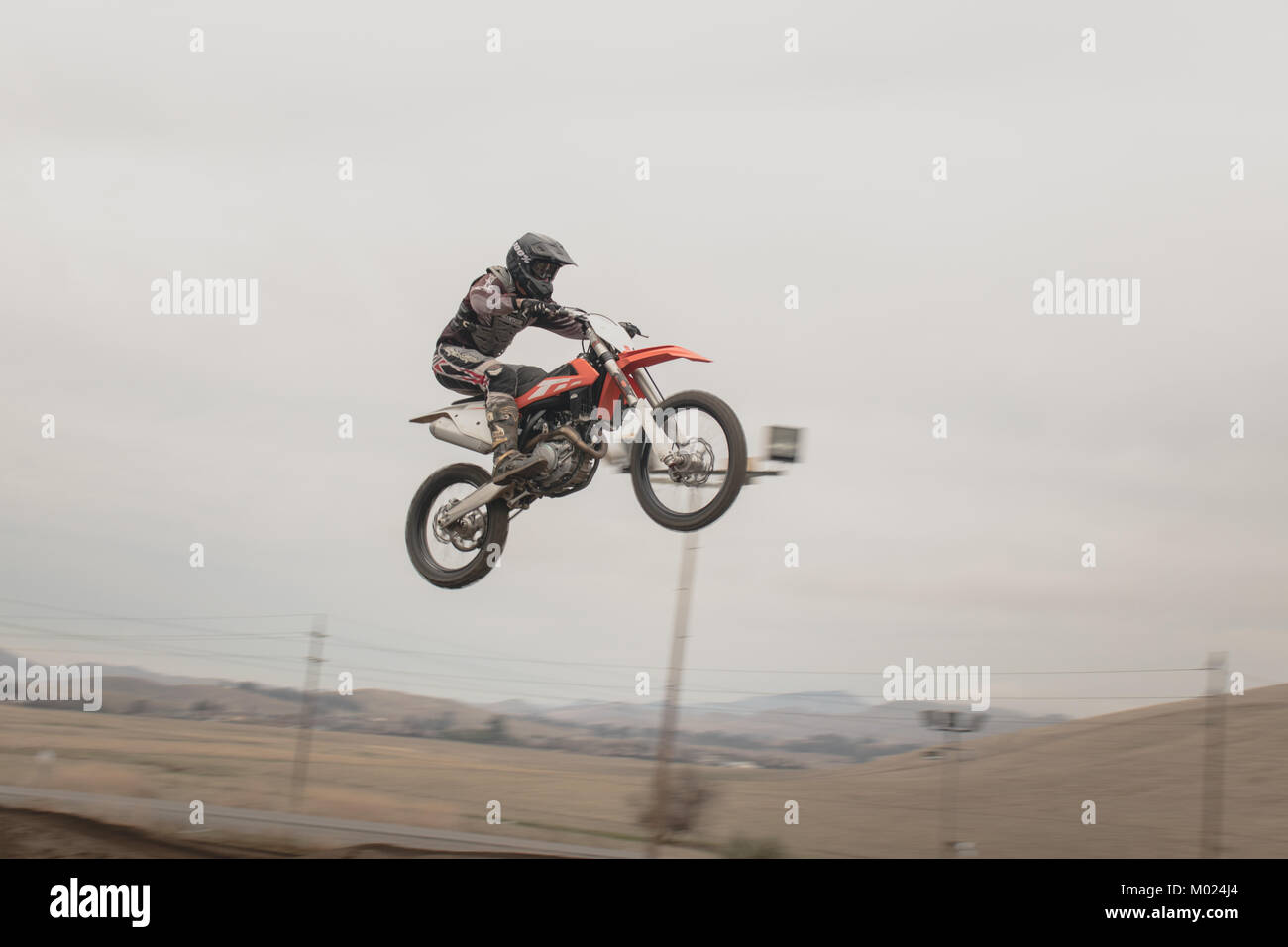 Dirt Bike Motocross Banque D'Images