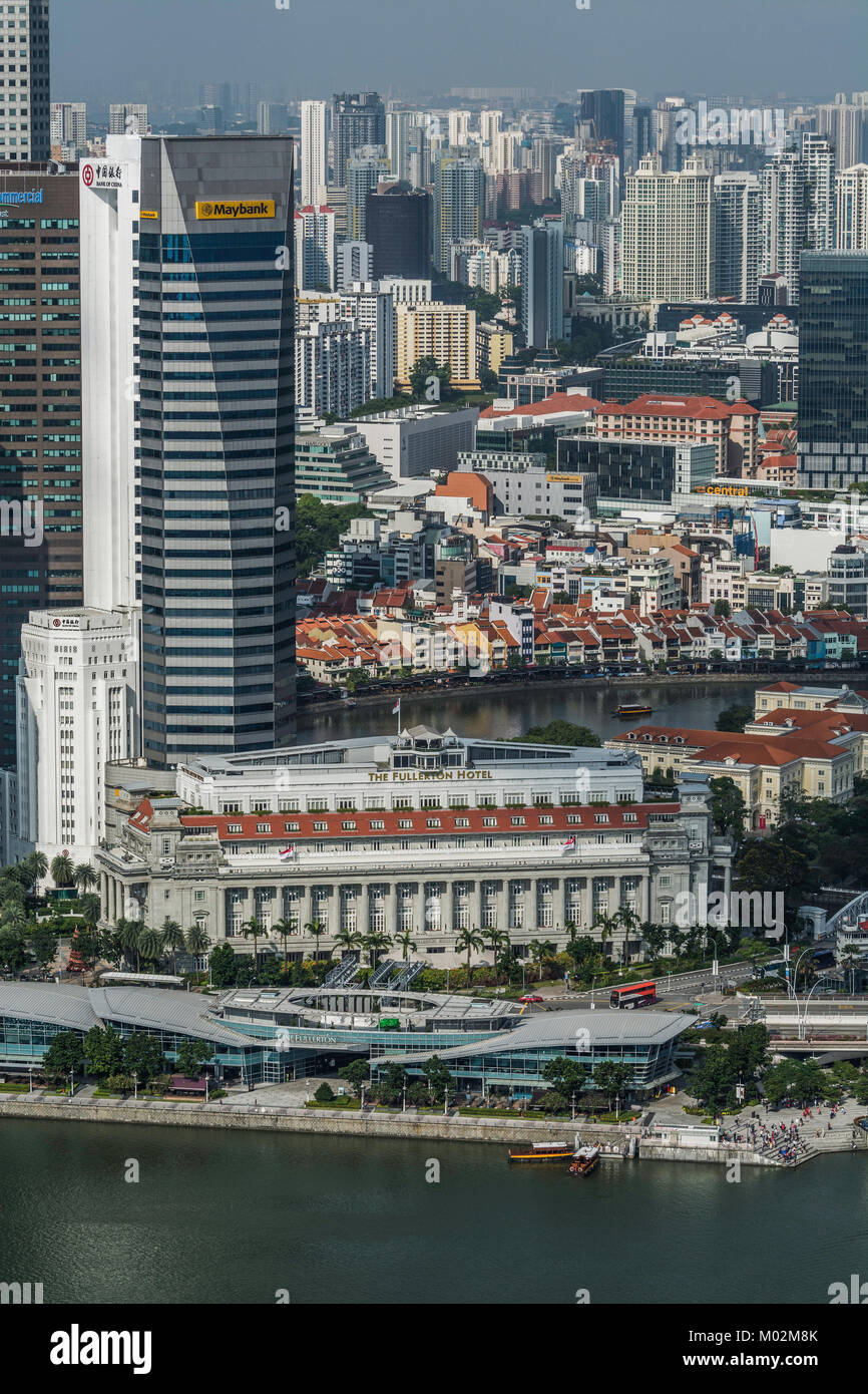 Architecture de Downton Core, Marina Bay, Singapour Banque D'Images