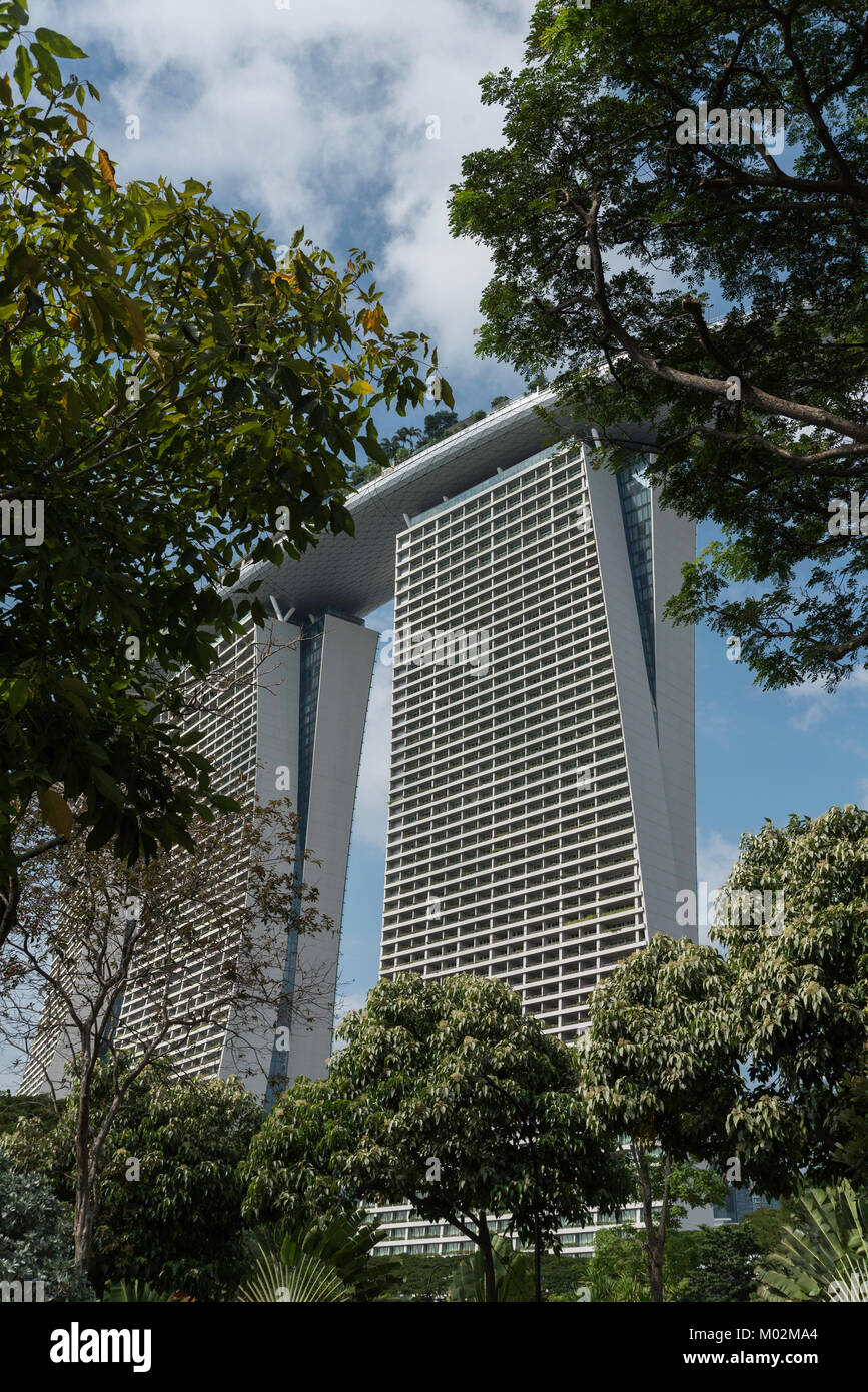 Architecture de Downton Core, Marina Bay, Singapour Banque D'Images