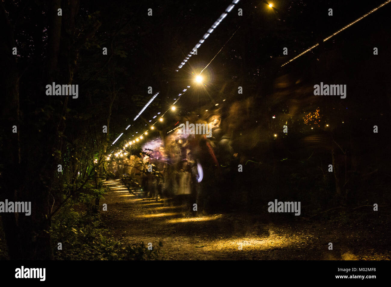 Marche à travers le spectacle immersif pour les oiseaux du Brighton Festival en 2017 Banque D'Images