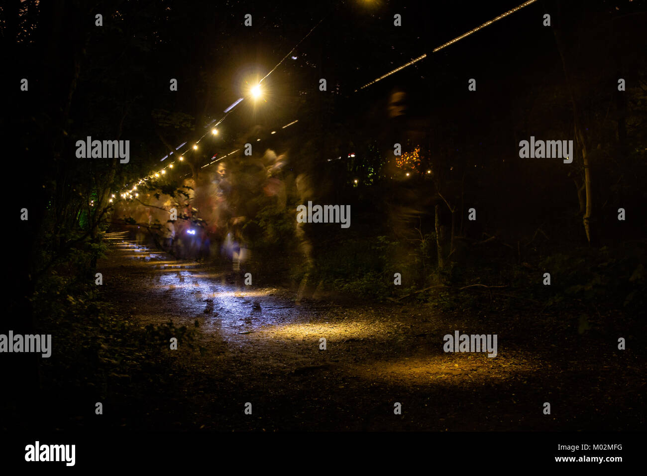 Marche à travers le spectacle immersif pour les oiseaux du Brighton Festival en 2017 Banque D'Images