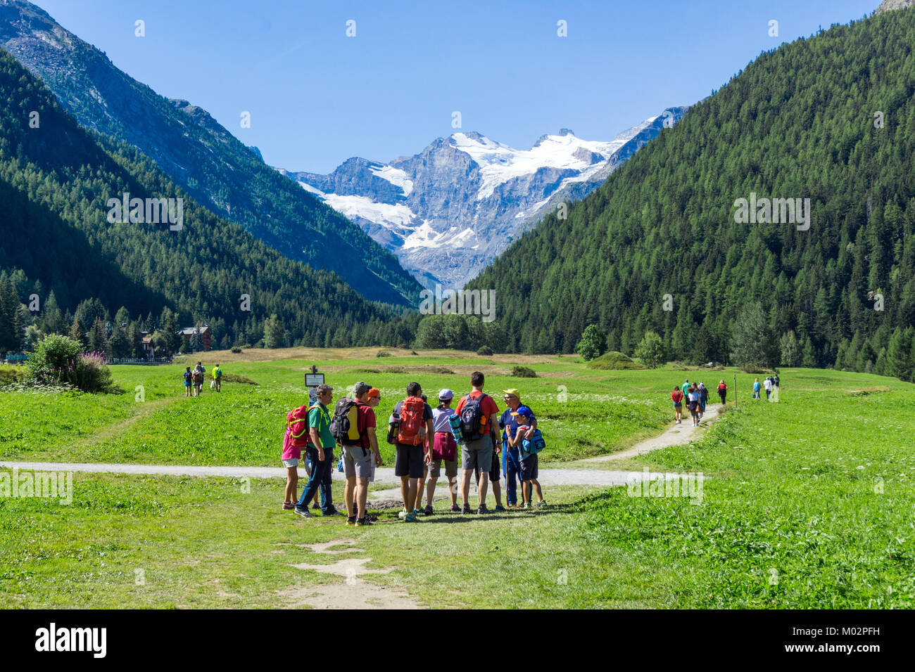 Vallée d'aoste,Italie,Valnontey Banque D'Images