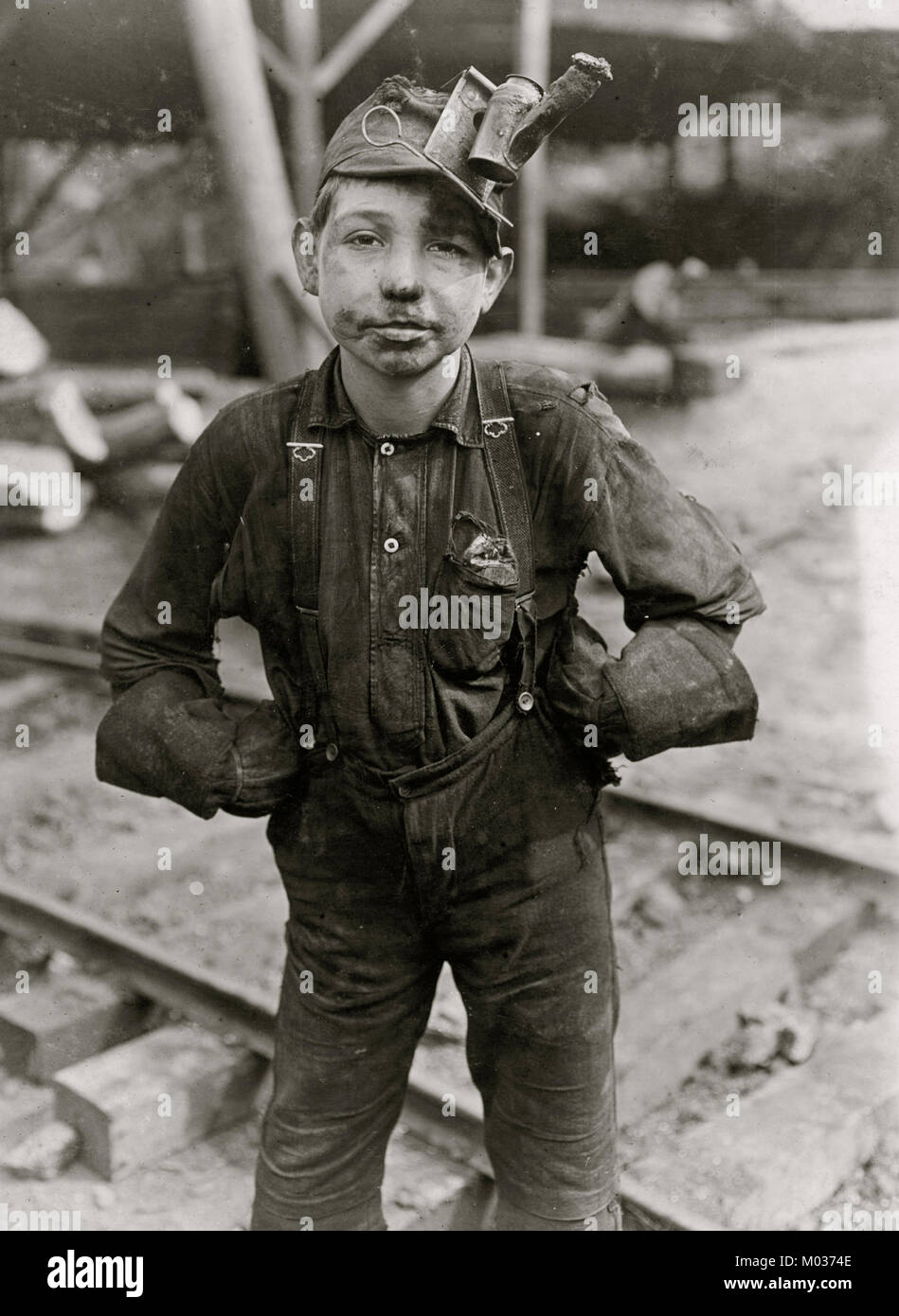 Tipple Boy, bouton de la Turquie, la Mine Macdonald, W. Va. Banque D'Images