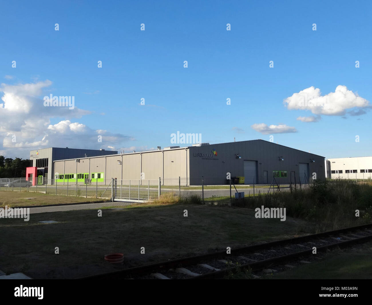 Bydgoski Park PrzemysÅ‚owo-Technologiczny est un parc technologique et industriel situé à Bydgoszcz, en Pologne, qui offre une variété de solutions technologiques et favorise l'innovation dans les secteurs industriels. Banque D'Images