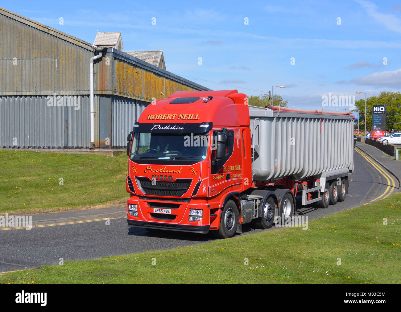 En 500 Iveco Stralis Carnforth Banque D'Images