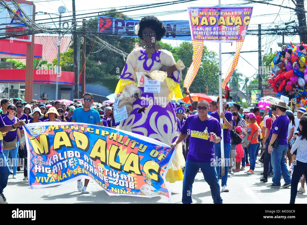 Aklan Richecs Kalibo, Philippines. 18 janvier, 2018. L'une des plus grandes ...